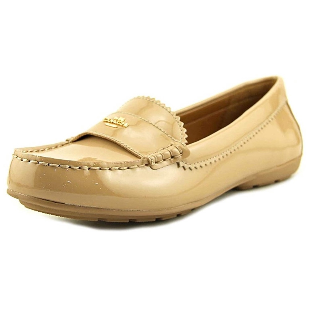 Coach Odette Almond Toe Patent Leather Loafers 11